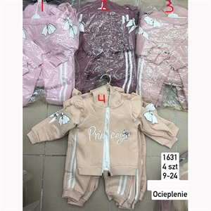 Komplet niemowlęcy ocieplany produkt Turecki  9-24M