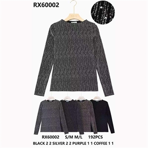 Sweter damski okrągły  S/M-M/L