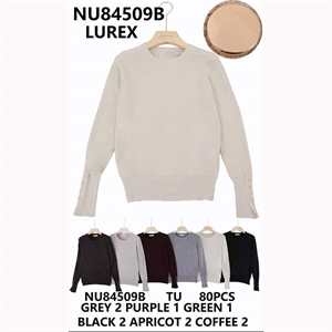 Sweter damski okrągły