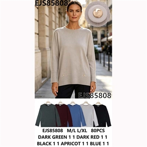 Sweter damski okrągły  M/L-L/XL