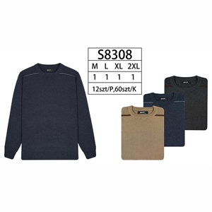 Sweter męski okrągły  M-2XL