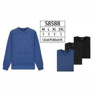 Sweter męski okrągły  M-2XL