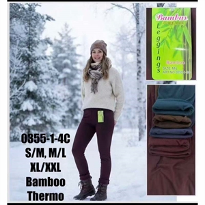 Legginsy bambusowe thermo  S/M-XL/2XL