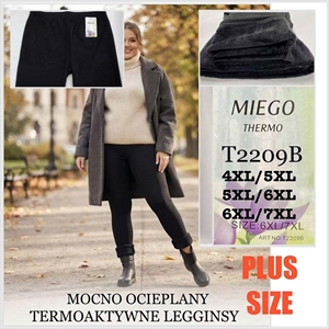 Legginsy ocieplane damskie Big Size  4XL/5XL-6XL/7XL
