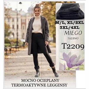 Legginsy ocieplane damskie  M/L-3XL/4XL