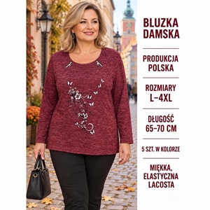 Bluzka damska produkt Polski  L-4XL