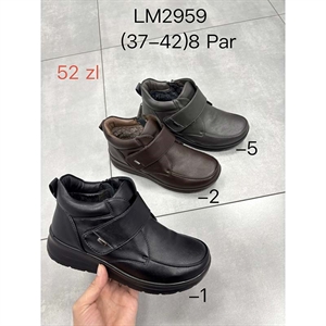Botki ocieplane damskie 37-42