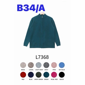 Sweter damski rozpinany na zamek  L/XL-XL/2XL