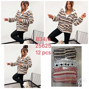 Bluza damska rozpinana na zamek z kapturem  M/L-XL/2XL