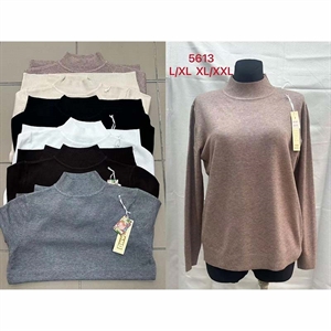 Sweter damski z półgolfem  L/XL-XL/2XL