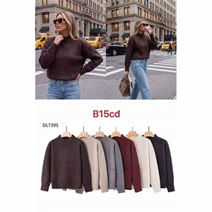 Sweter damski z półgolfem