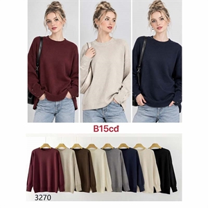 Sweter damski okrągły
