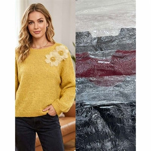 Sweter damski okrągły