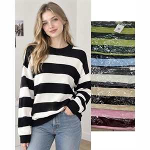 Sweter damski okrągły