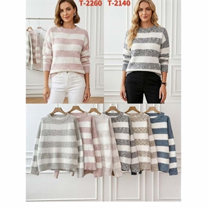 Sweter damski okrągły