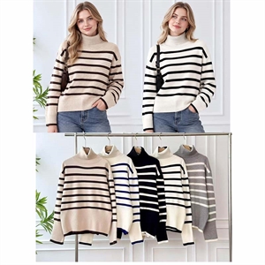 Sweter damski z golfem