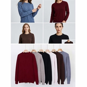 Sweter damski okrągły