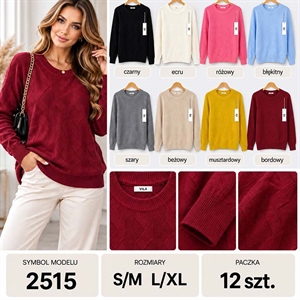 Sweter damski okrągły  S/M-L/XL