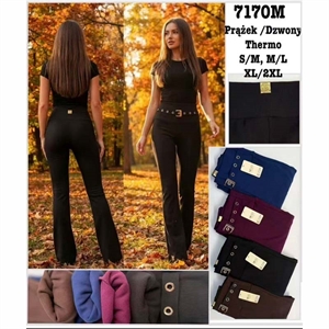 Legginsy dzwony Thermo  S/M-XL/2XL