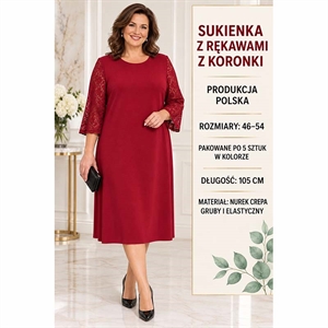 Sukienka damska - produkt Polski 46-54