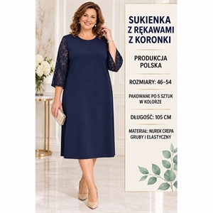 Sukienka damska - produkt Polski 46-54