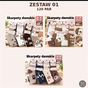Skarpetki damskie  35-38/39-41