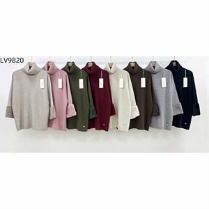 Sweter damski z golfem