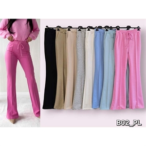 Legginsy dzwony damskie - Produkt Włoski