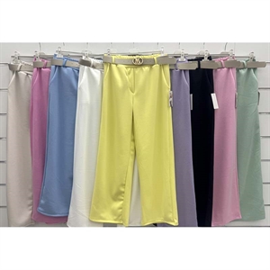 Spodnie damskie szerokie nogawki - Produkt Włoski