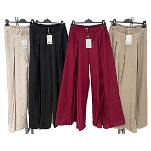 Spodnie szerokie nogawki damskie produkt Włoski