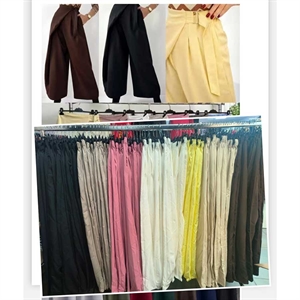 Spodnie szerokie nogawki damskie produkt Włoski