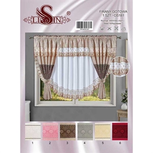 Firanka gotowa  400x160cm (± 5cm)