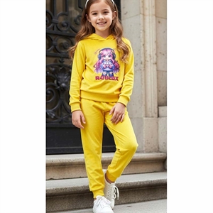 Komplet welurowy dziewczęcy  6-16 lat