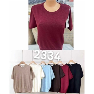 Sweter damski z krótkim rękawem