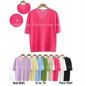 Sweter damski z krótkim rękawem