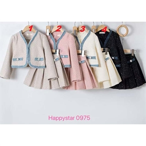 Komplet dziewczęcy ze spódnicą  4-14 lat