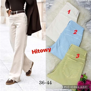 Jeansy szerokie nogawki  36-44