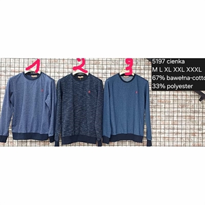 Bluza cienka męska produkt Turecki  M-3XL