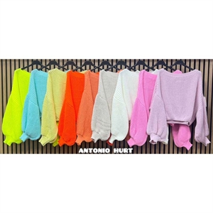 Sweter damski okrągły