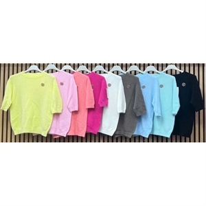 Sweter damski z krótkim rękawem