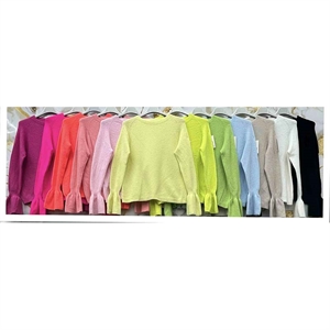 Sweter damski okrągły