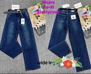 Jeansy szerokie nogawki M'sara XS-XL