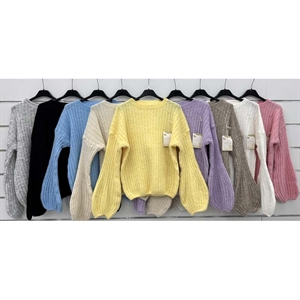 Sweter damski okrągły - Produkt Włoski