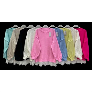 Sweter damski okrągły - Produkt Włoski