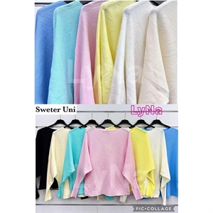 Sweter damski okrągły - Produkt Włoski