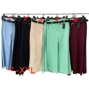 Spodnie szerokie nogawki damskie produkt Włoski  S-2XL