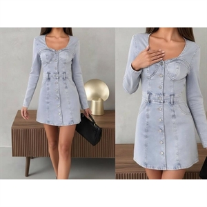 Sukienka jeansowa damska S/M/L