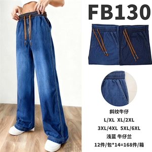 Spodnie jeansowe damskie L/XL-5XL/6XL