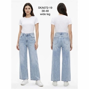 Jeansy szerokie nogawki  38-48