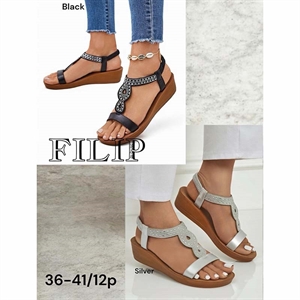 Sandały na koturnie  36-41